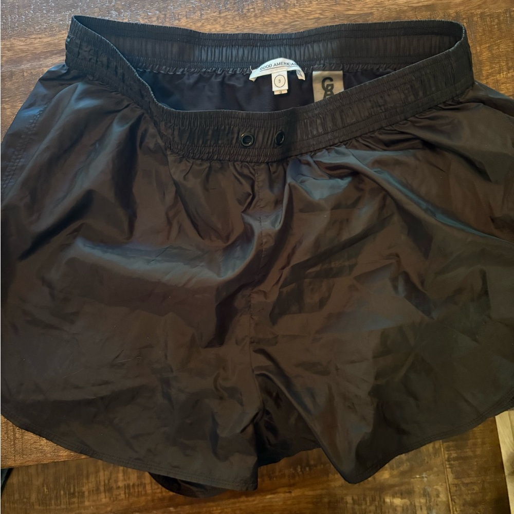 Good American Black Athletic Shorts